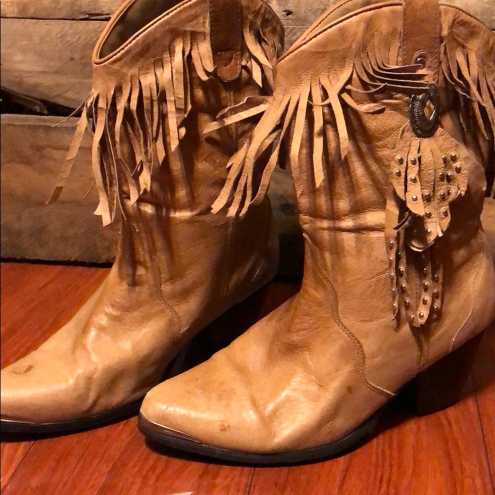 Dingo Tassel Cowboy boots